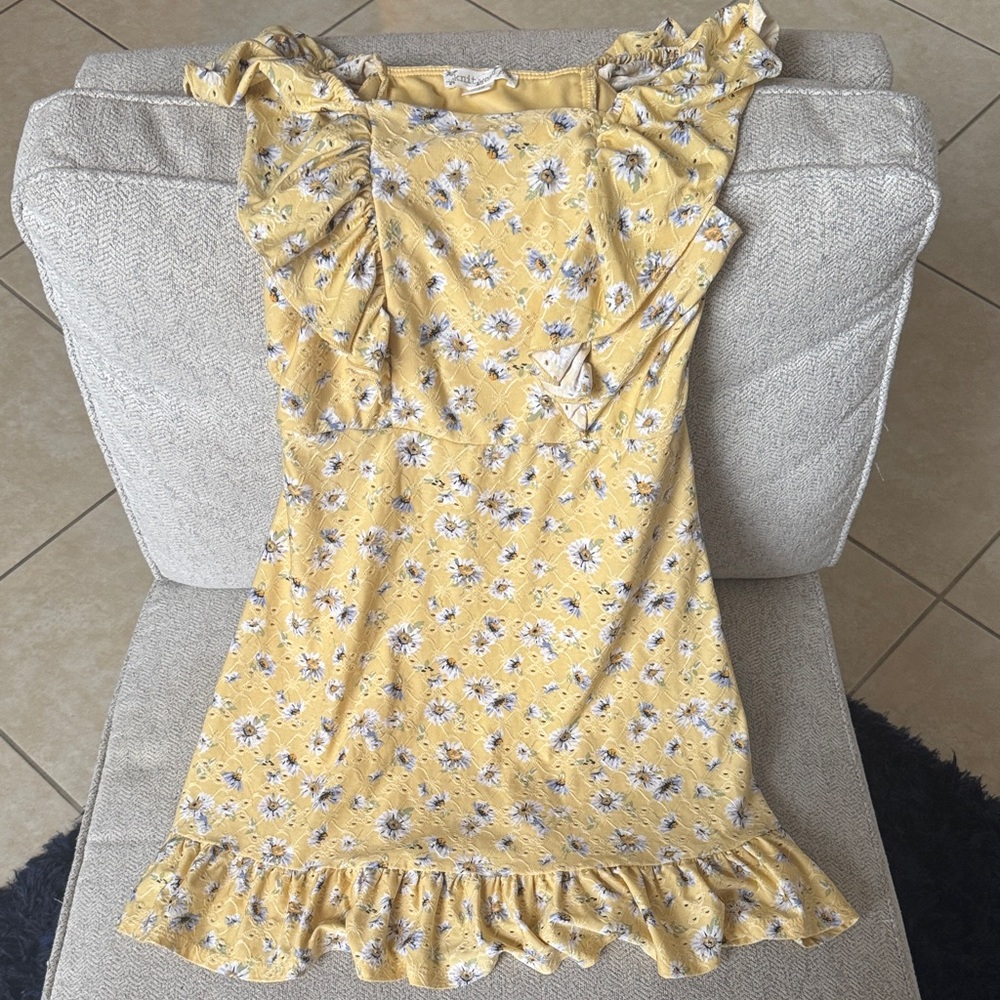 Knitworks Yellow Floral Dress